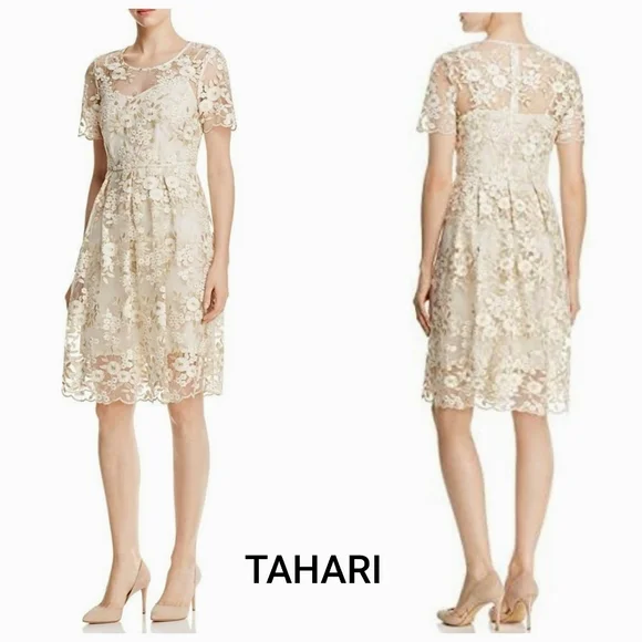 floral lace illusion mesh cocktail dress Illusion Sweetheart Mesh Babydoll Short Dress w/ Sheer Bodice GS3096 E –  Abigail's Boutique & Alterations Corp main image 1